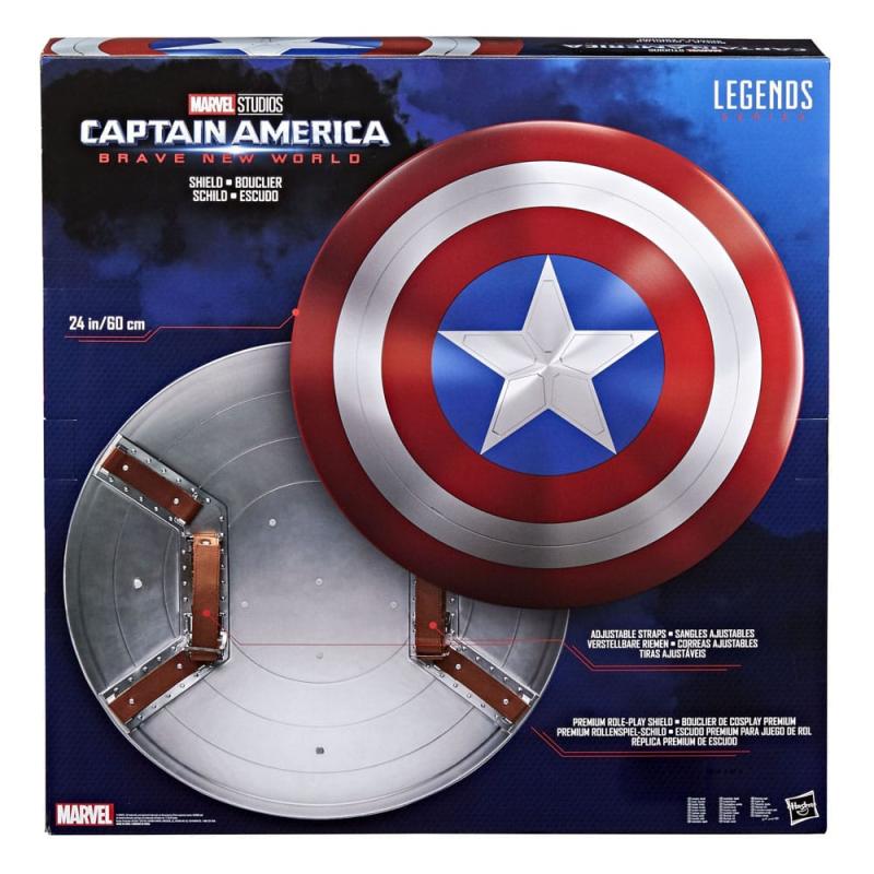 Captain America: Brave New World Marvel Legends Premium Role-Play Shield 60 cm 1