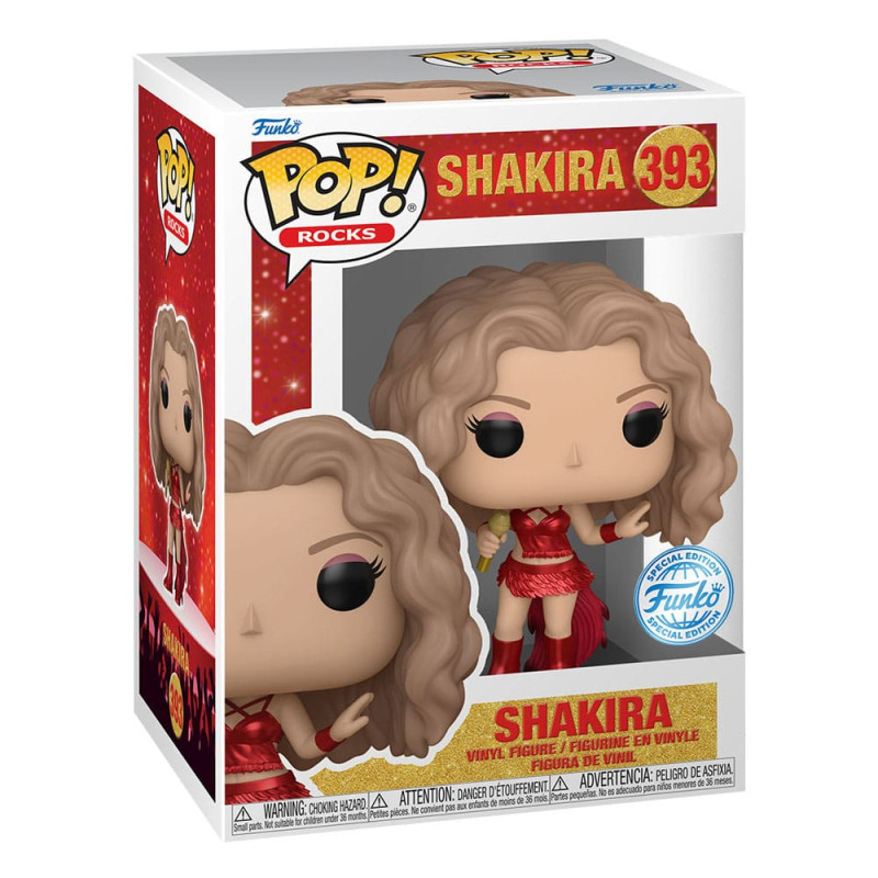 Shakira POP! Rocks Vinyl Figure Shakira(Super Bowl) (Metallic) 9 cm 1