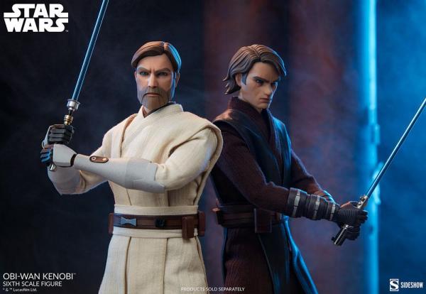 Star Wars The Clone Wars Action Figure 1/6 Obi-Wan Kenobi 30 cm