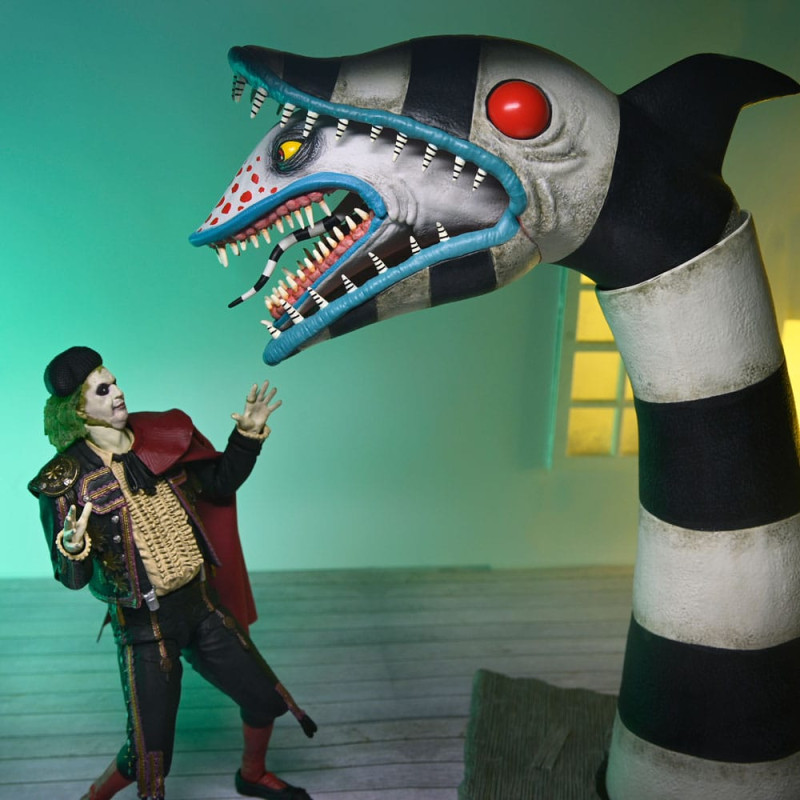 Beetlejuice Beetlejuice Action Figure 2 Pack Ultimate "Matador" Beetlejuice and Sandworm 18 cm 9