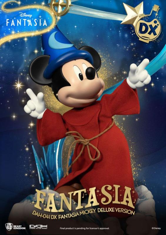 Disney Classic Dynamic 8ction Heroes Action Figure 1/9 Mickey Fantasia Deluxe Version 21 cm