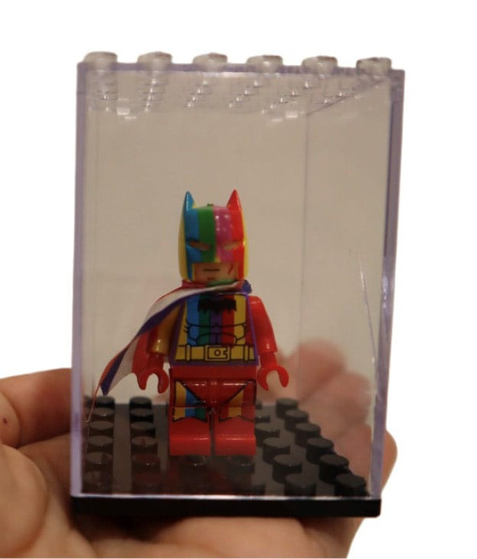 Evoretro Acrylic Display Case for mini figures Single Stackable 2