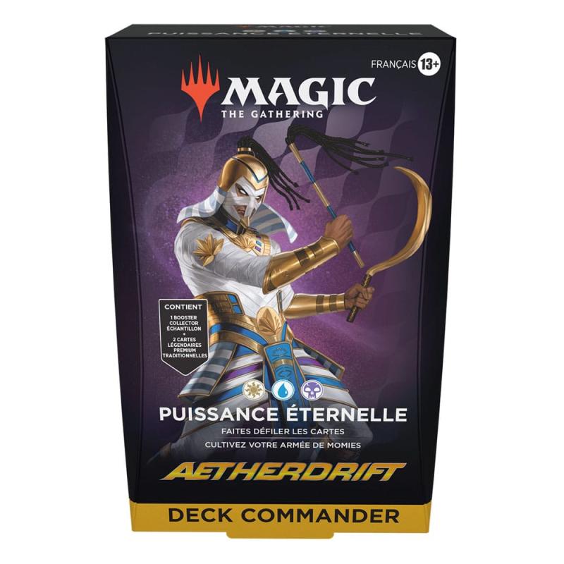 Magic the Gathering Aetherdrift Commander Decks Display (4) french 4