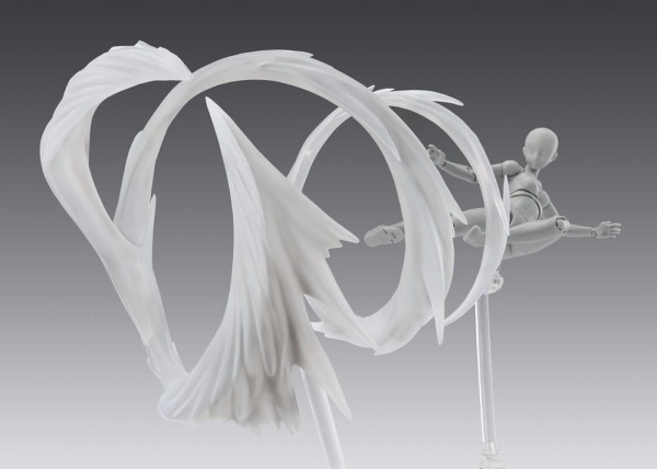 Tamashii Effect Action Figure Accessory Wind White for S.H.Figuarts 3