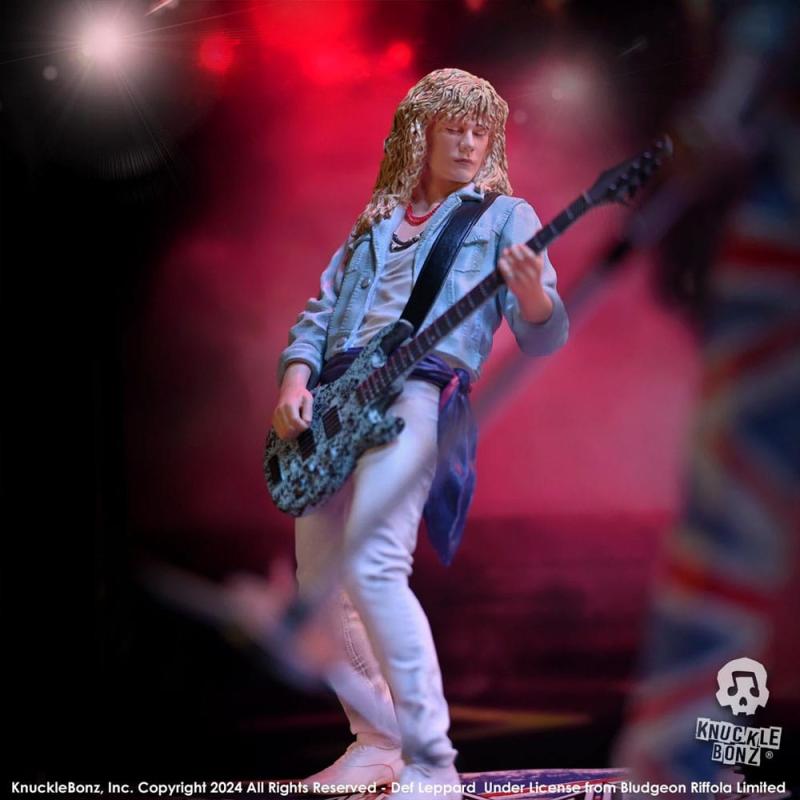 Def Leppard Rock Iconz Statue Rick Savage 24 cm