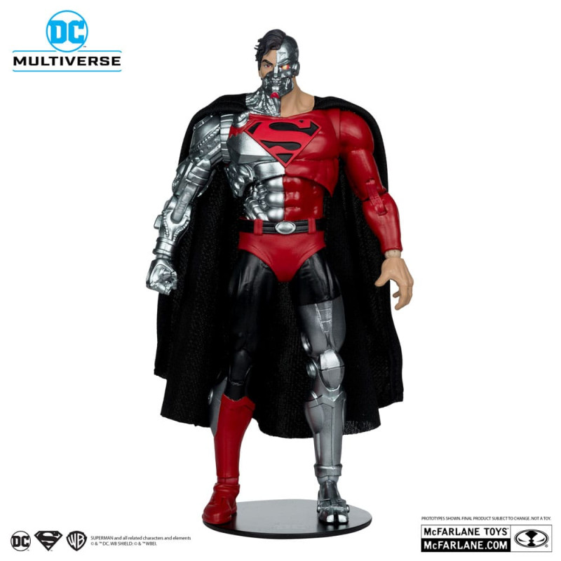 Revenge of the Green Lanterns DC Multiverse Action Figure Cyborg Superman (Gold Label) 18 cm 4