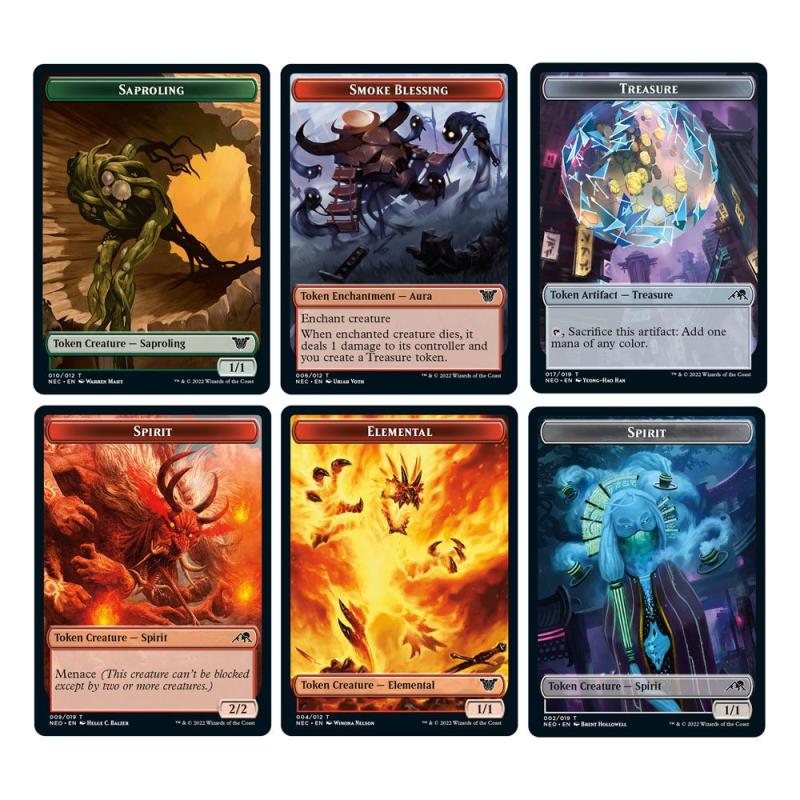 Magic the Gathering Kamigawa: Neon Dynasty Commander Decks Display (4) english