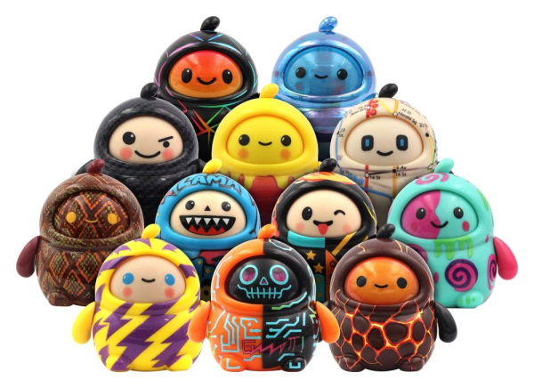 LamaTama Electronic Collectible Figures 6 cm Series 3 heo Exclusive Blind Box Display (26)