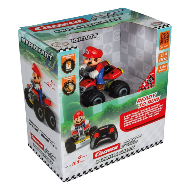 Super Mario Kart RC remote-controlled Quad 1/40 2.4GHz Mario 12