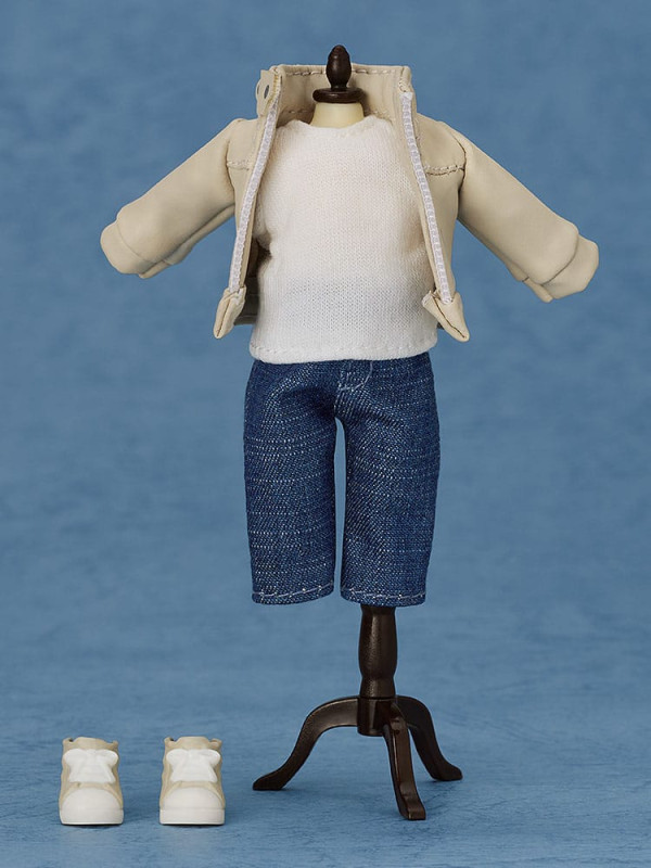 Nendoroid Doll Figures Outfit Set: Leather Jacket (Ivory) 2