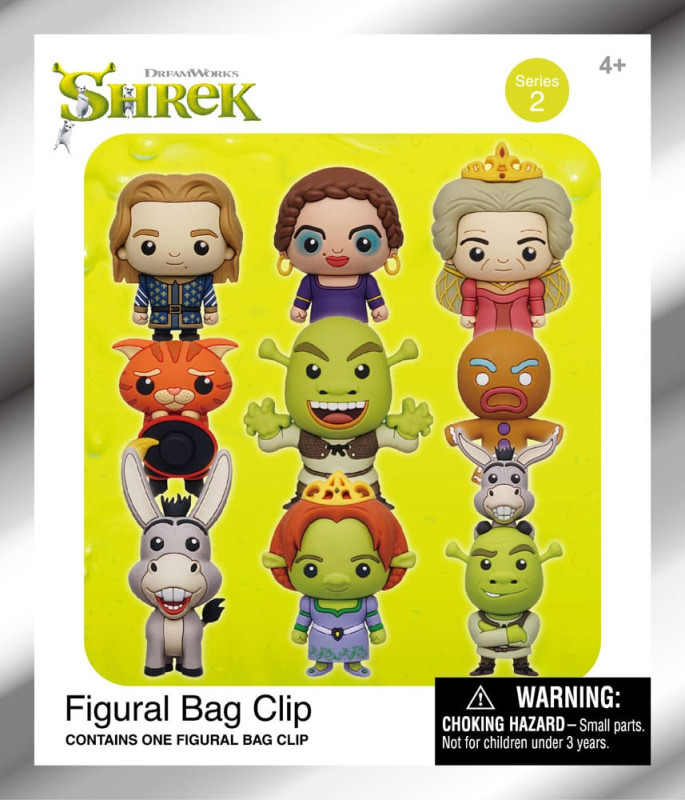 Shrek PVC Bag Clips Series 2 Display (24) 1