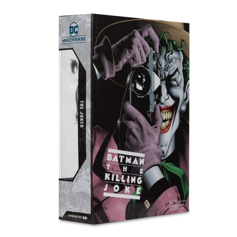 DC Multiverse McFarlane Cover Recreations Action Figure The Joker (Batman: The Killing Joke) (Gold L 9