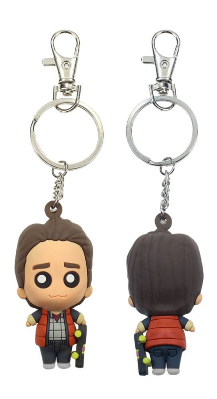 Back to the Future Pokis Rubber Keychain Marty McFly 6 cm 2