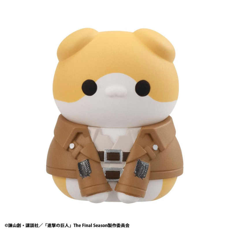 Attack on Titan Mega Cat Project Mini Figures Attack on Tinyan Gathering Scout Regiment danyan! 3 cm 3