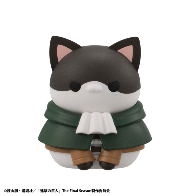 Attack on Titan Mega Cat Project Mini Figures Attack on Tinyan Gathering Scout Regiment danyan! 3 cm 7