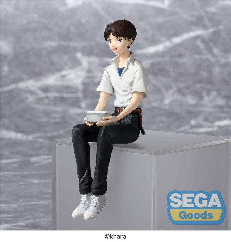 Rebuild of Evangelion PM Perching PVC Statue Shinji Ikari Evangelion New Theatrical Edition 14 cm 1