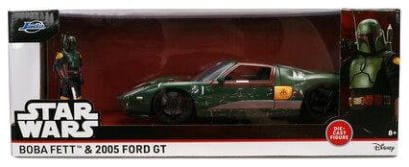 Star Wars Diecast Model 1:24 Boba Fett 2005 Ford GT 1