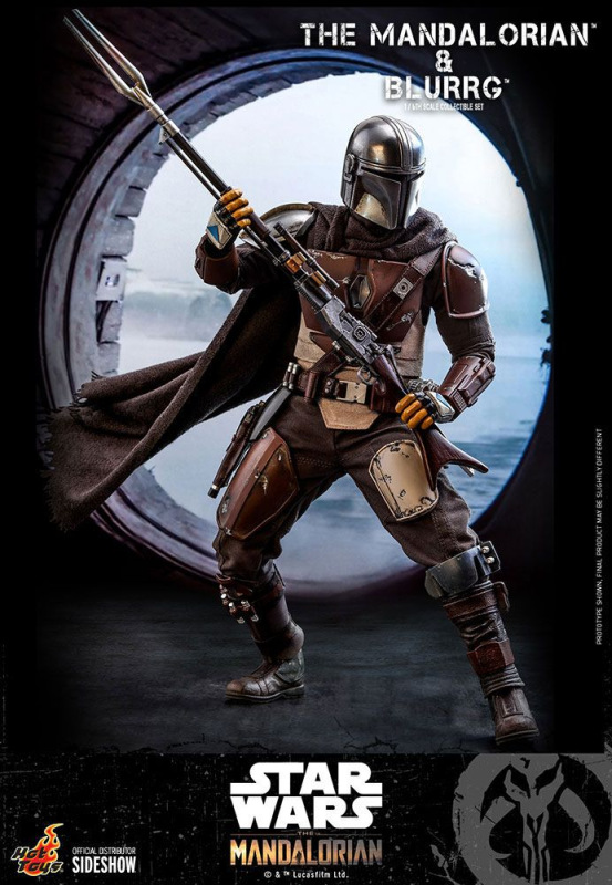 Star Wars The Mandalorian Action Figure 2-Pack 1/6 The Mandalorian & Blurrg 37 cm 11