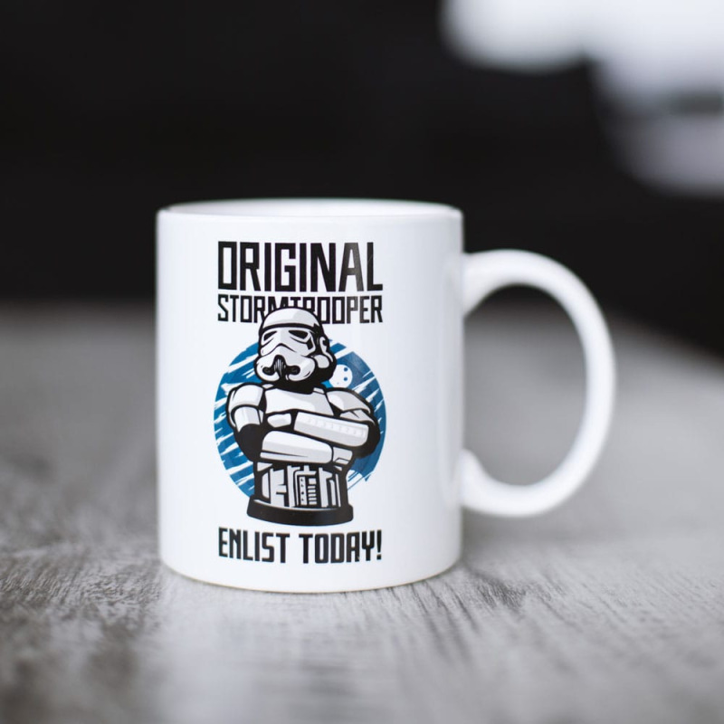 Original Stormtrooper Mug Enlist Today White 1