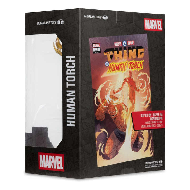 Marvel Collection PVC Statue 1/6 Human Torch (Marvel 2 in 1 #10) 29 cm 9