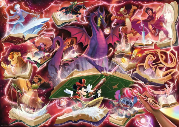 Disney Lorcana Jigsaw Puzzle Glimmers of the Realm: Ruby (1000 pieces) 1