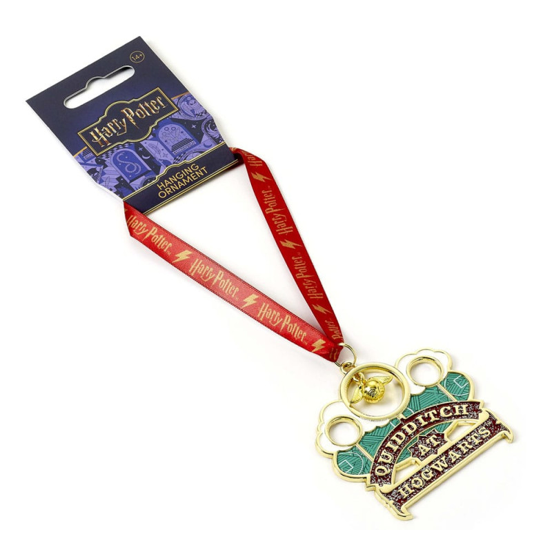 Harry Potter tree ornament Quidditch (Golden Tone) 1