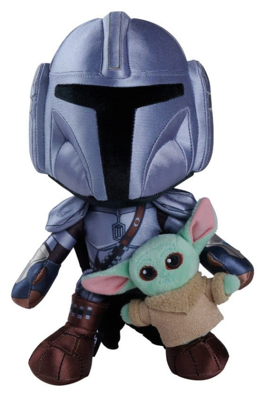 Star Wars Mandalorian Plush Figure Mandalorian & Mini Grogu 25 cm 1