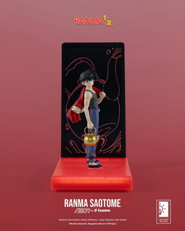 Ranma Neon Figure 1/9 Ranma Saotome Boy 20 cm 2