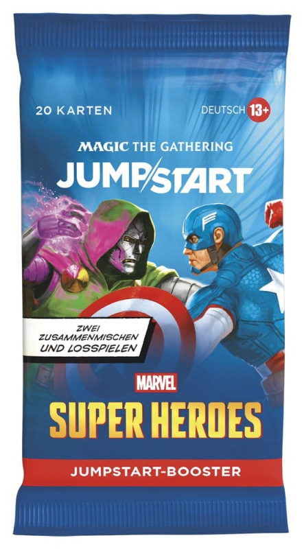 Magic the Gathering Marvel Super Heroes Jumpstart Booster Display (24) german 2