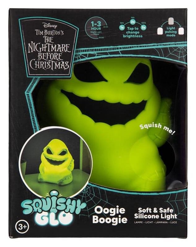 Nightmare Before Christmas SquishyGlo Silicon Light Oogie Boogie Rechargeable 16 cm 1