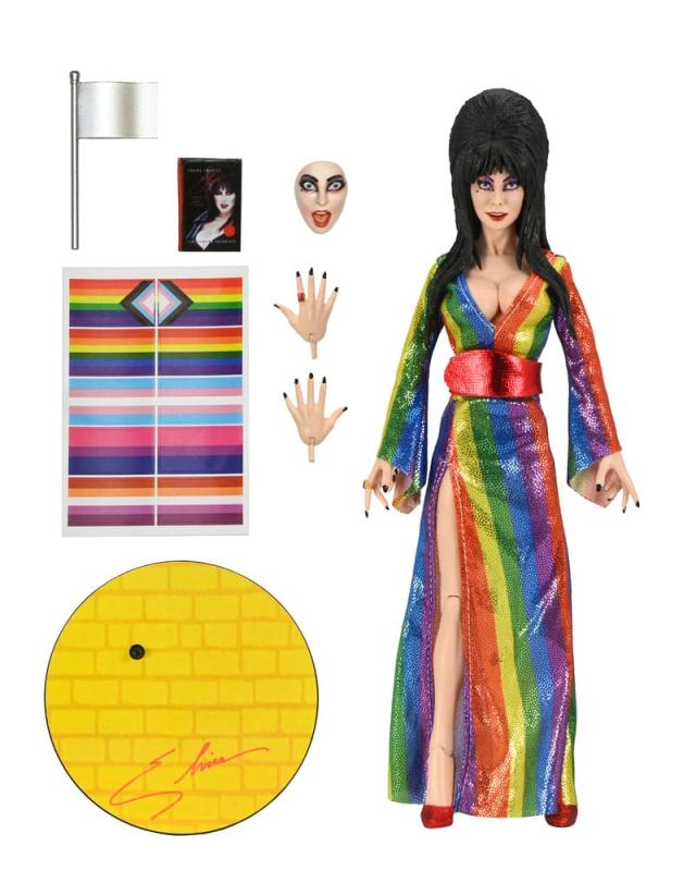 Elvira, Mistress of the Dark Clothed Action Figure Over the Rainbow Elvira 20 cm