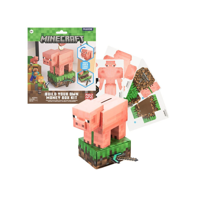 Minecraft Build Your Own Money Bank Treasure Schwein 1