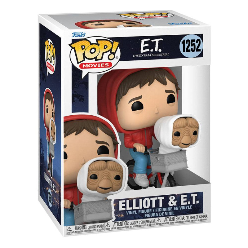 E.T. the Extra-Terrestrial POP! Vinyl Figure Elliot w/ET in Bike Basket 9 cm 1
