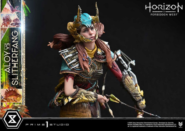 Horizon Forbidden West Ultimate Diorama Masterline Series Statue Aloy vs. The Slitherfang 82 cm 12