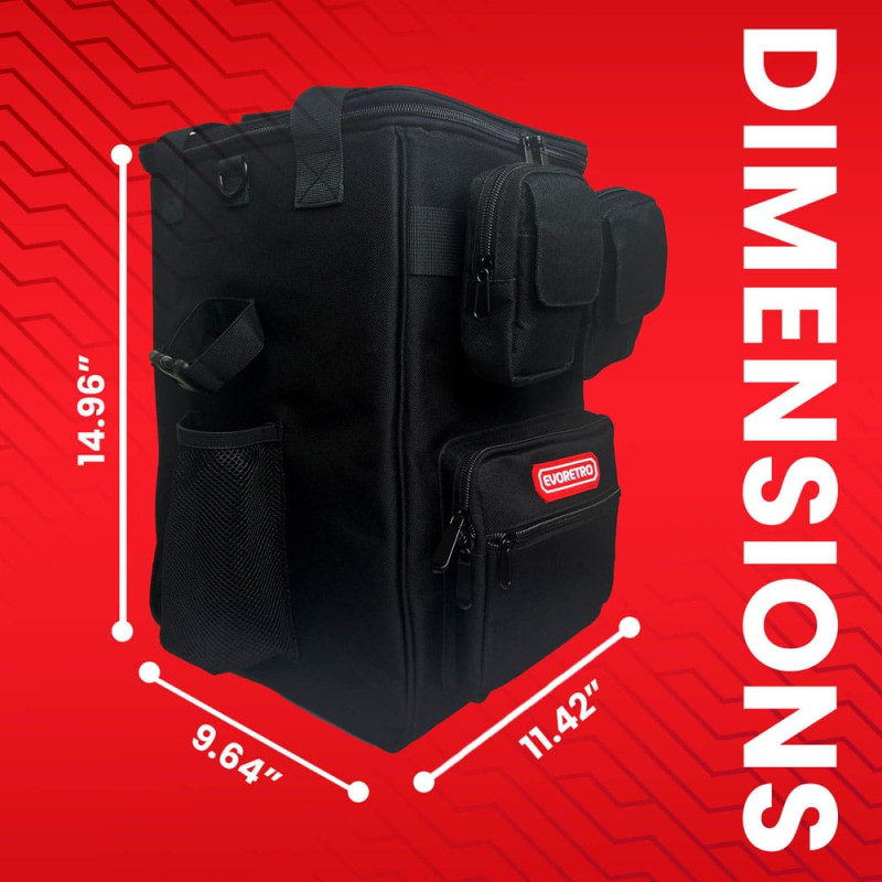 Evoretro Trading Card Backpack Black 4