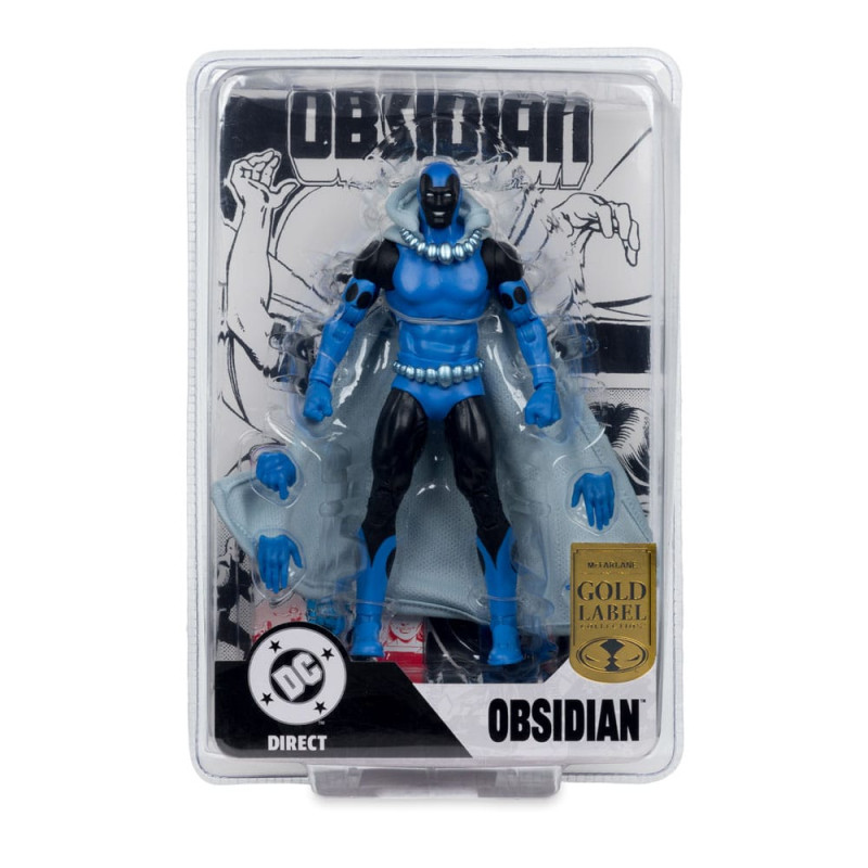 DC Direct Action Figure Obsidian (Infinity Inc #16) (Chase) (Gold Label) 18 cm 7