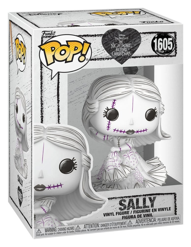 Nightmare before Christmas POP! Disney Vinyl Figure Valentine's Day 2027 Sally(Sketched) 9 cm 1