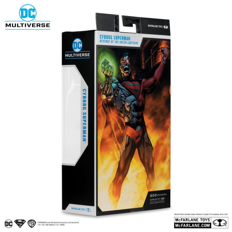 Revenge of the Green Lanterns DC Multiverse Action Figure Cyborg Superman (Gold Label) 18 cm 8