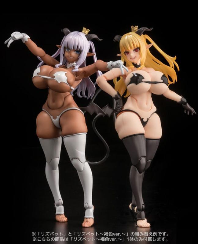 Original Character by Asanagi Girls Series Action Figure Succubus Queen Lisbeth Tanned Ver. 17 cm