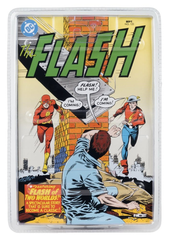 DC Direct Page Punchers Action Figure The Flash Jay Garrick (The Flash #123) (Red Platinum Edition) 8