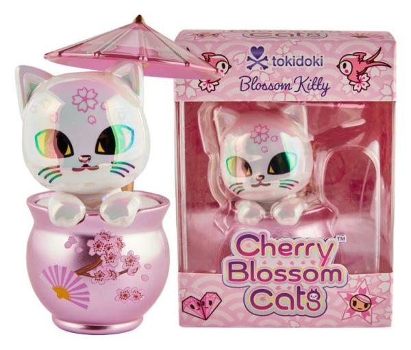 Cherry Blossom Cats Window Box Figure Kitty Special Edition 3