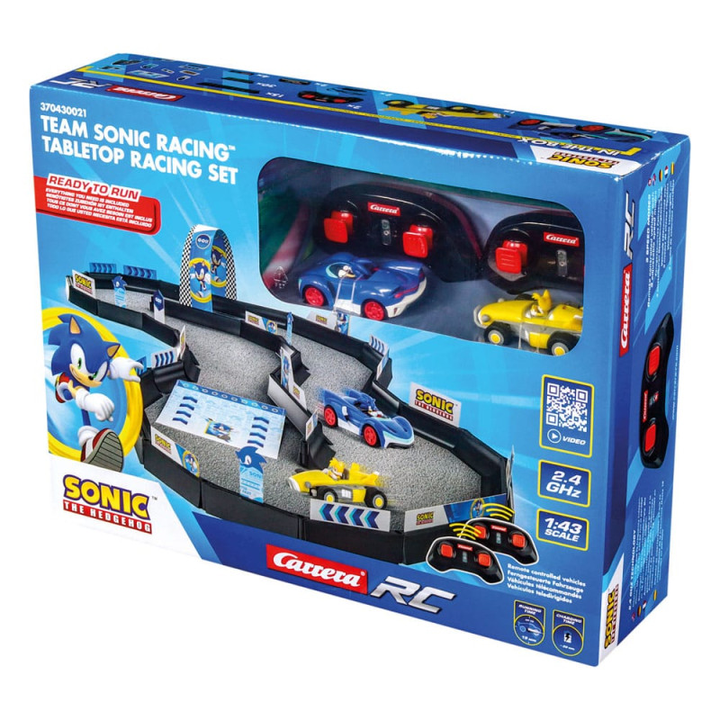 Sonic the Hedgehog RC remote-controlled Car 1/43 2.4GHz Tabletop Racing Set 6