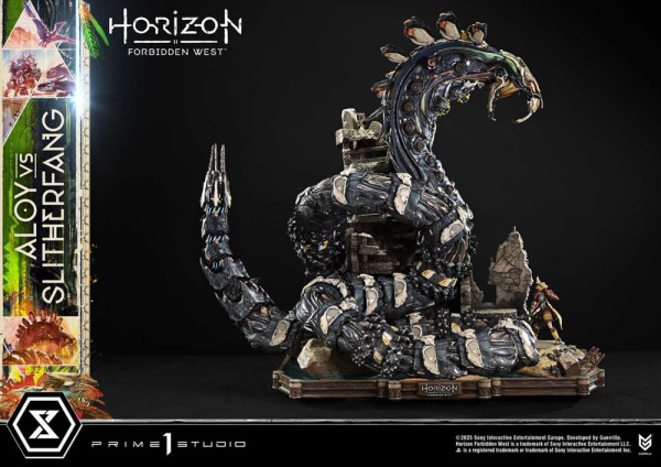 Horizon Forbidden West Ultimate Diorama Masterline Series Statue Aloy vs. The Slitherfang 82 cm 2