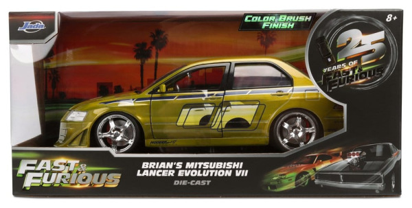 Fast & Furious Diecast Model 1/24 Anniversary Mitsubishi 9 cm 11