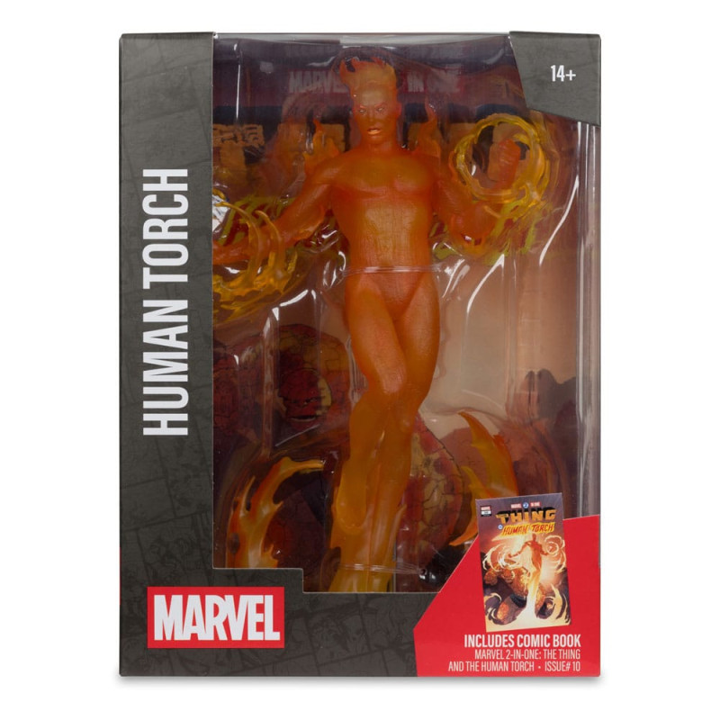 Marvel Collection PVC Statue 1/6 Human Torch (Marvel 2 in 1 #10) 29 cm 7
