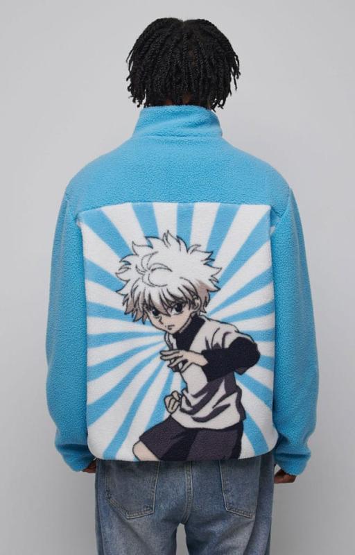 Hunter x Hunter Fleece Jacket Blue Size S