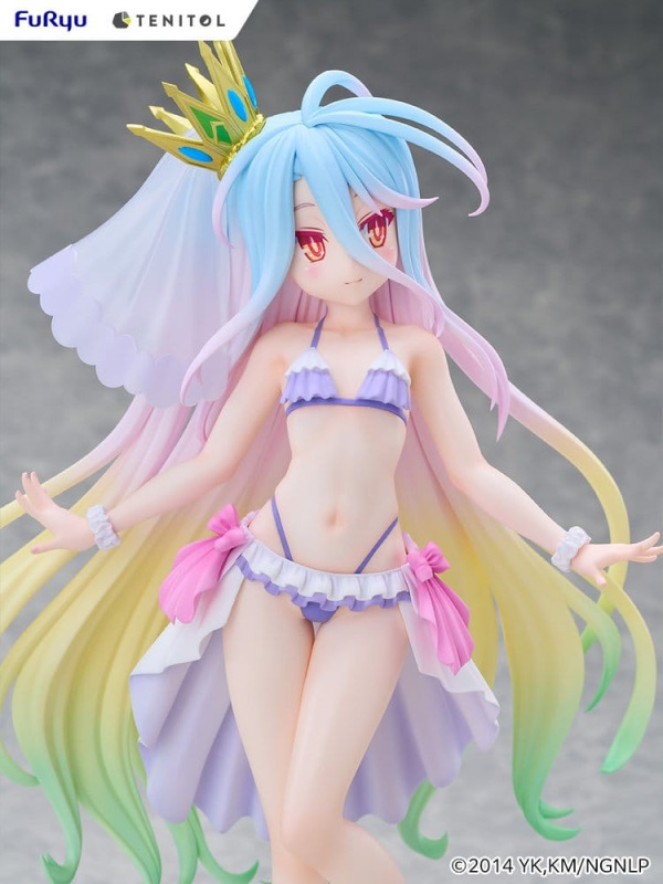 No Game No Life Tenitol Tall PVC Figure Shiro swimwear dress Ver. 29 cm 5
