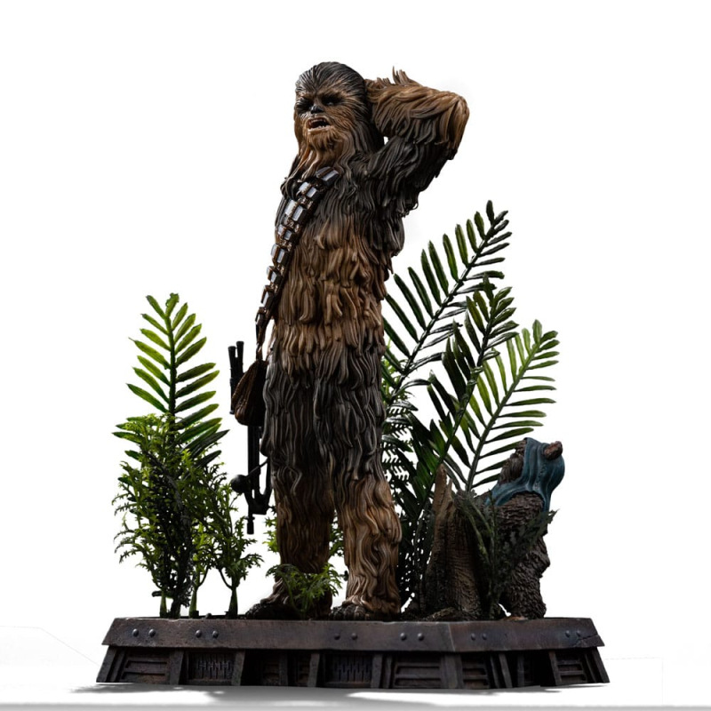 Star Wars Episode VI Art Scale Statue 1/10 Chewbacca and Tokkat 22 cm 1