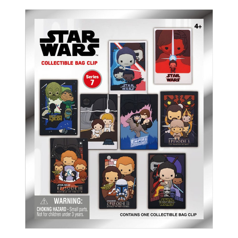 Star Wars 3D PVC Bag Clips Posters Series 7 Display (24) 1