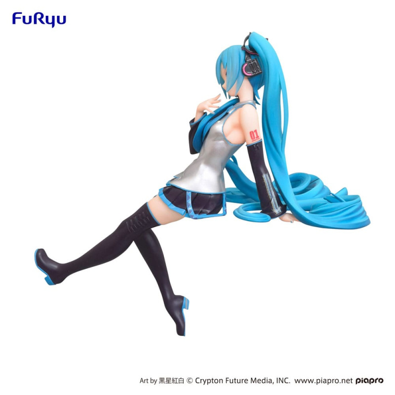 Hatsune Miku Noodle Stopper PVC Statue Kuroboshi Kouhaku Ver. (re-run) 14 cm 2